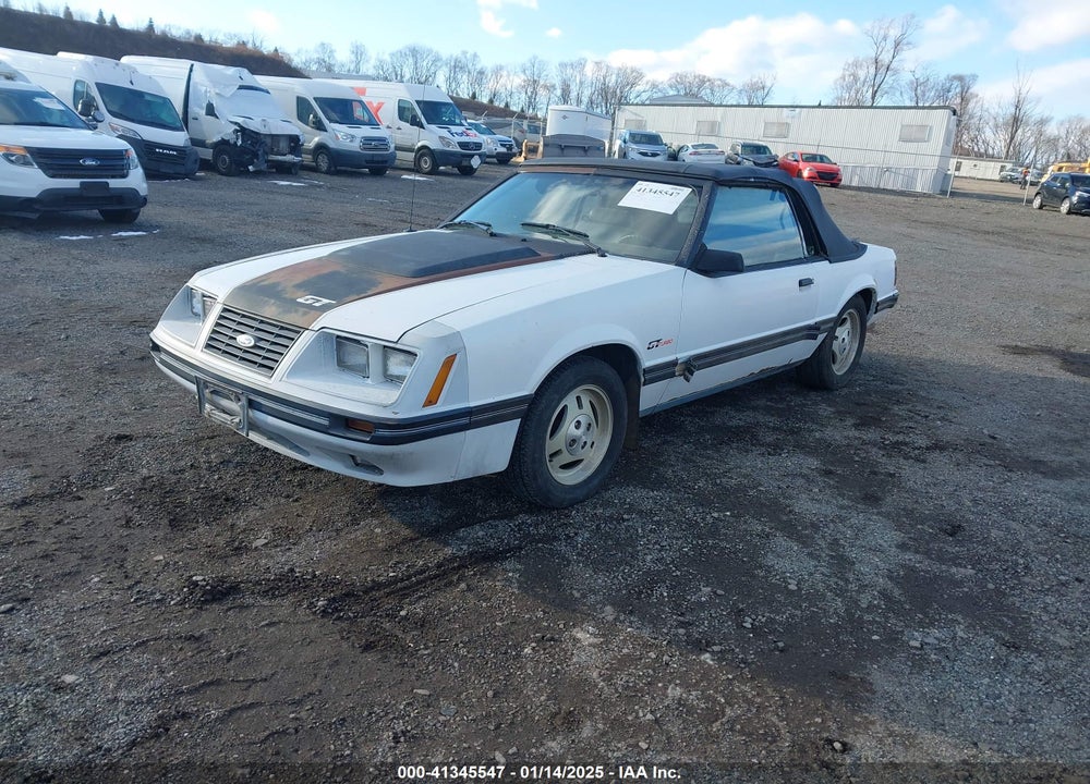 1984 FORD MUSTANG GT VIN: 1FABP27W8EF204310