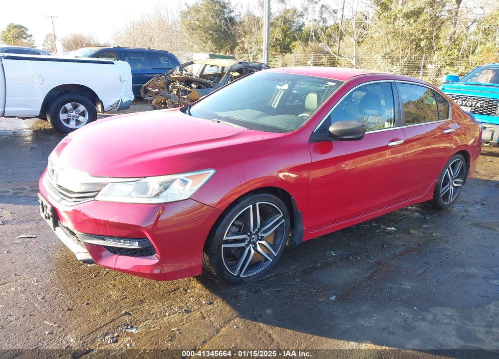 2016 HONDA ACCORD SPORT VIN: 1HGCR2F51GA148522