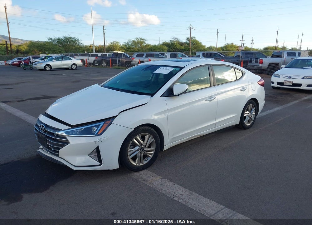 2019 HYUNDAI ELANTRA VIN: 5NPD84LF8KH442631