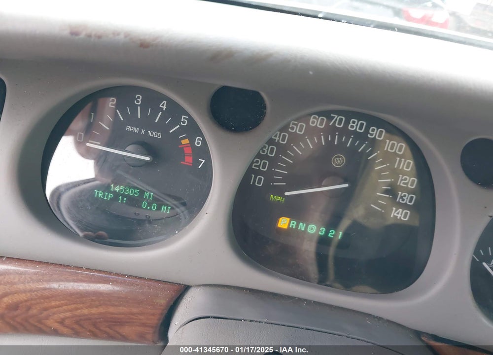 2001 BUICK LESABRE CUSTOM VIN: 1G4HP54K51U290491