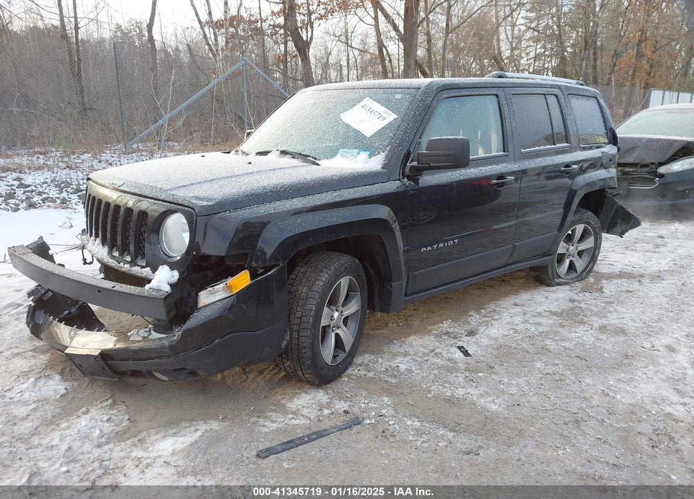 2017 JEEP PATRIOT HIGH ALTITUDE FWD VIN: 1C4NJPFA2HD132872