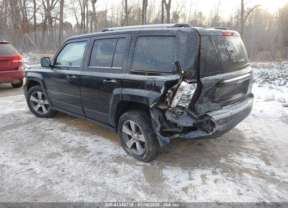 2017 JEEP PATRIOT HIGH ALTITUDE FWD VIN: 1C4NJPFA2HD132872