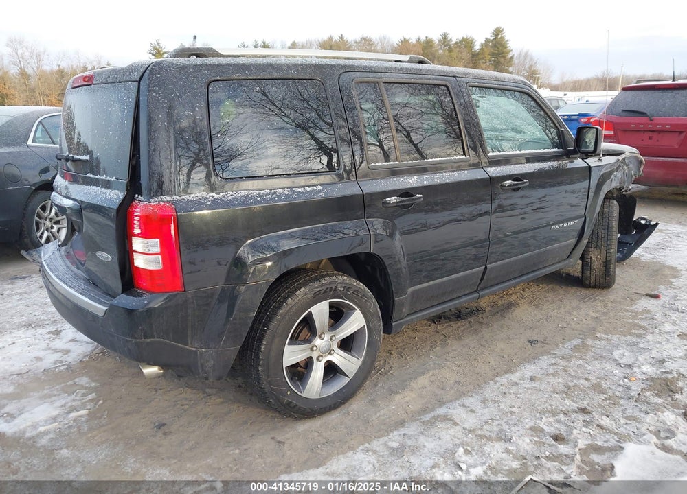 2017 JEEP PATRIOT HIGH ALTITUDE FWD VIN: 1C4NJPFA2HD132872