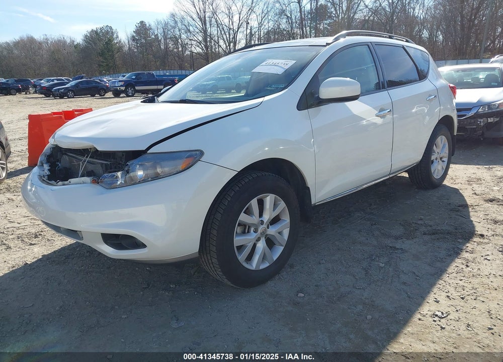 2012 NISSAN MURANO SL VIN: JN8AZ1MU5CW110948