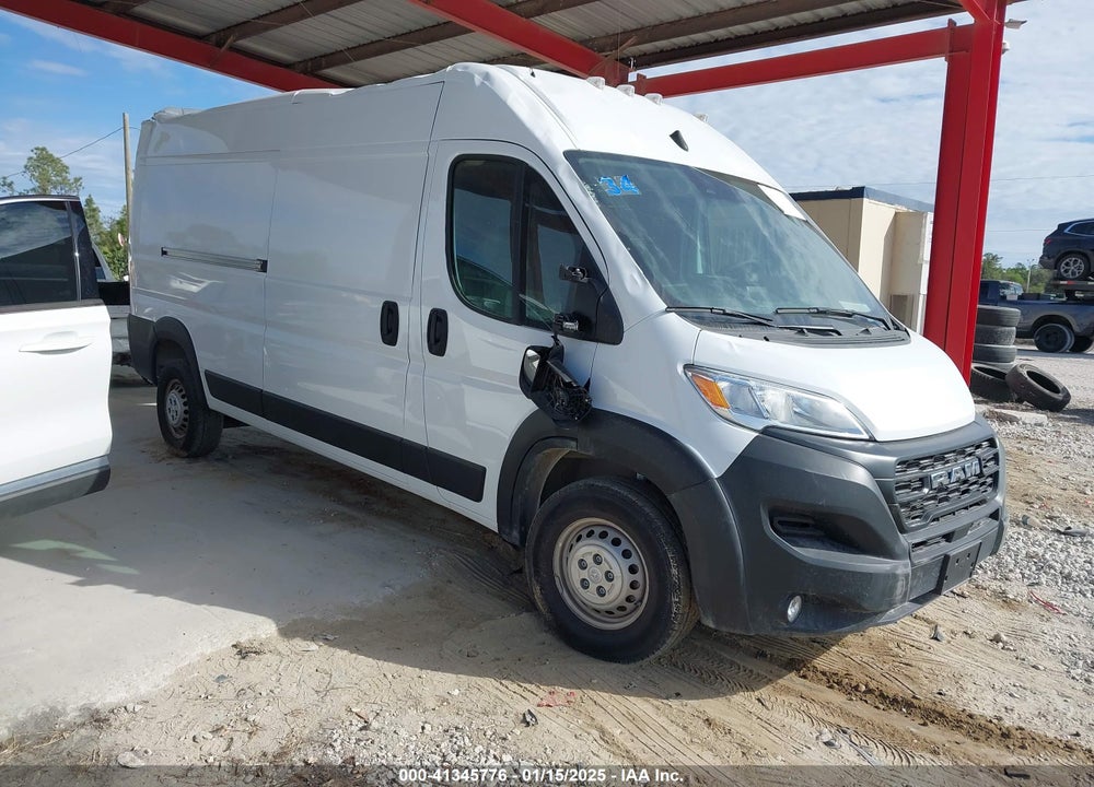 2024 RAM PROMASTER 2500 TRADESMAN HIGH ROOF 159 WB W/PASS SEAT VIN: 3C6LRVDG8RE133415