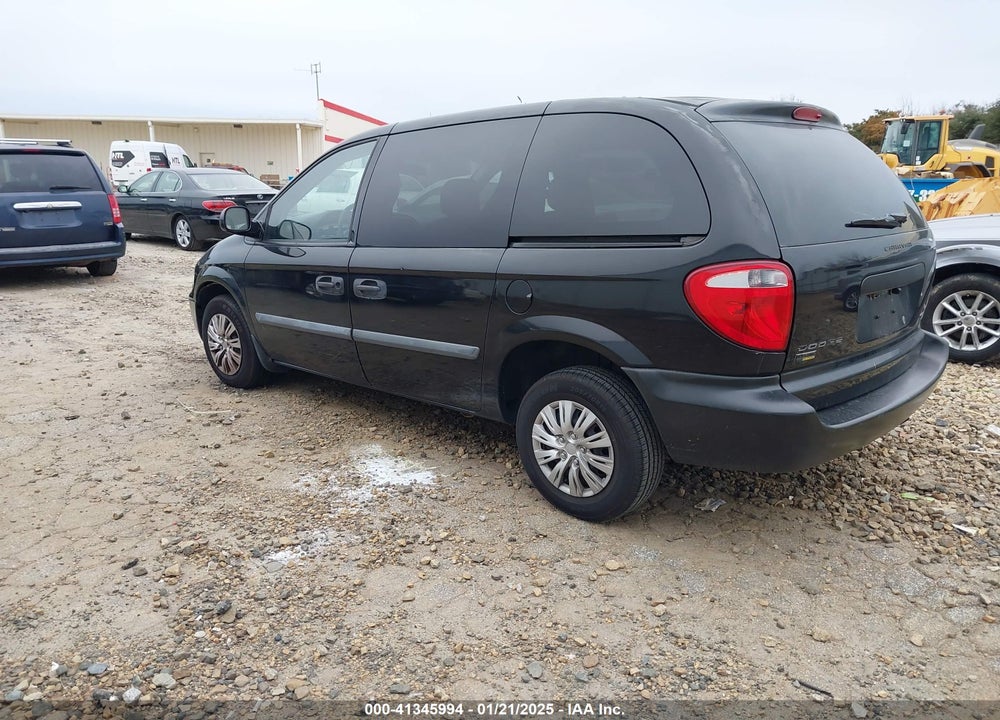 2007 DODGE CARAVAN SE VIN: 1D4GP25E37B258878