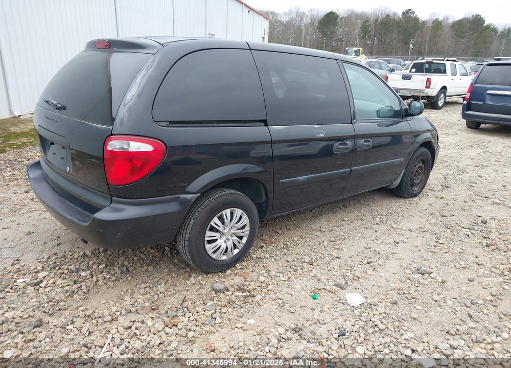 2007 DODGE CARAVAN SE VIN: 1D4GP25E37B258878