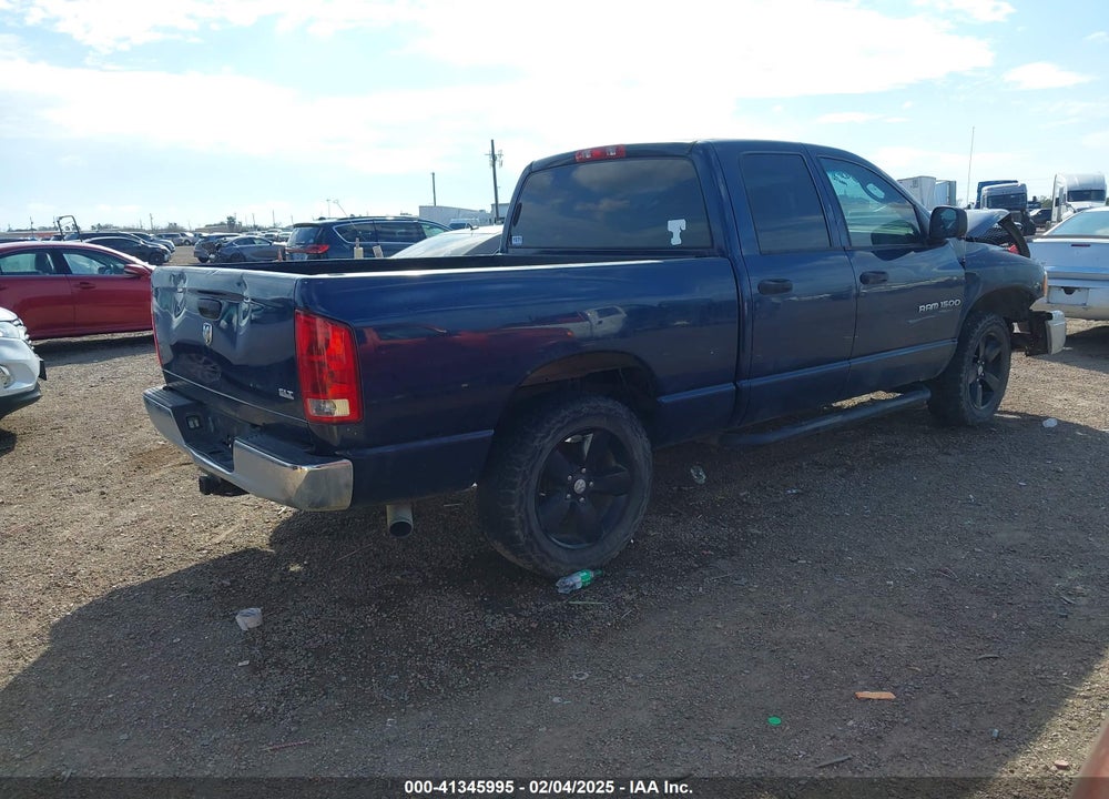 2005 DODGE RAM 1500 SLT/LARAMIE VIN: 1D7HA18N25J596421