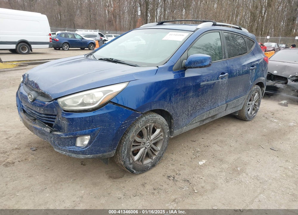 2014 HYUNDAI TUCSON SE VIN: KM8JU3AG5EU933684