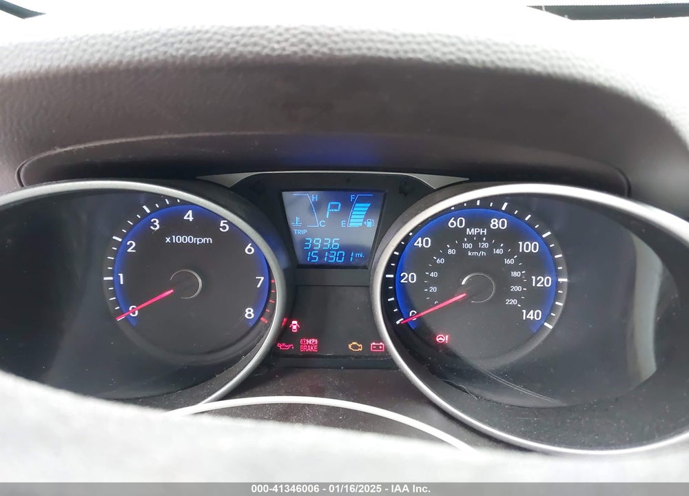 2014 HYUNDAI TUCSON SE VIN: KM8JU3AG5EU933684