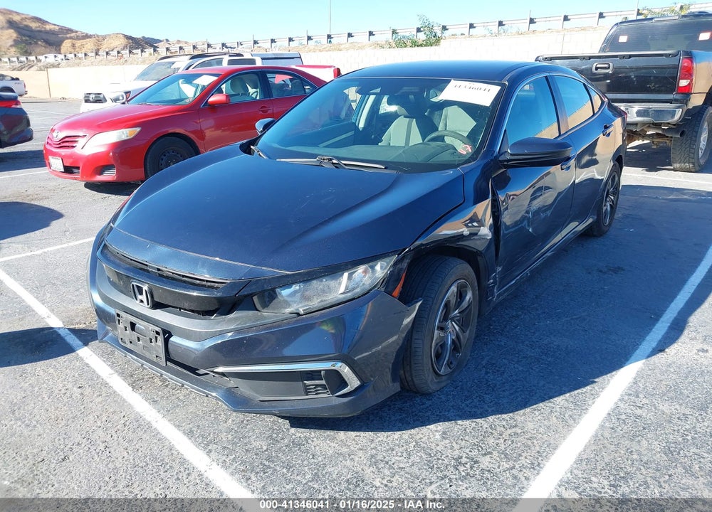 2019 HONDA CIVIC LX VIN: 19XFC2F68KE202765
