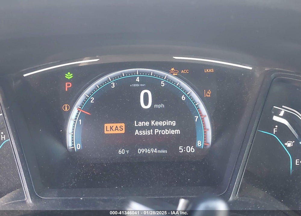 2019 HONDA CIVIC LX VIN: 19XFC2F68KE202765
