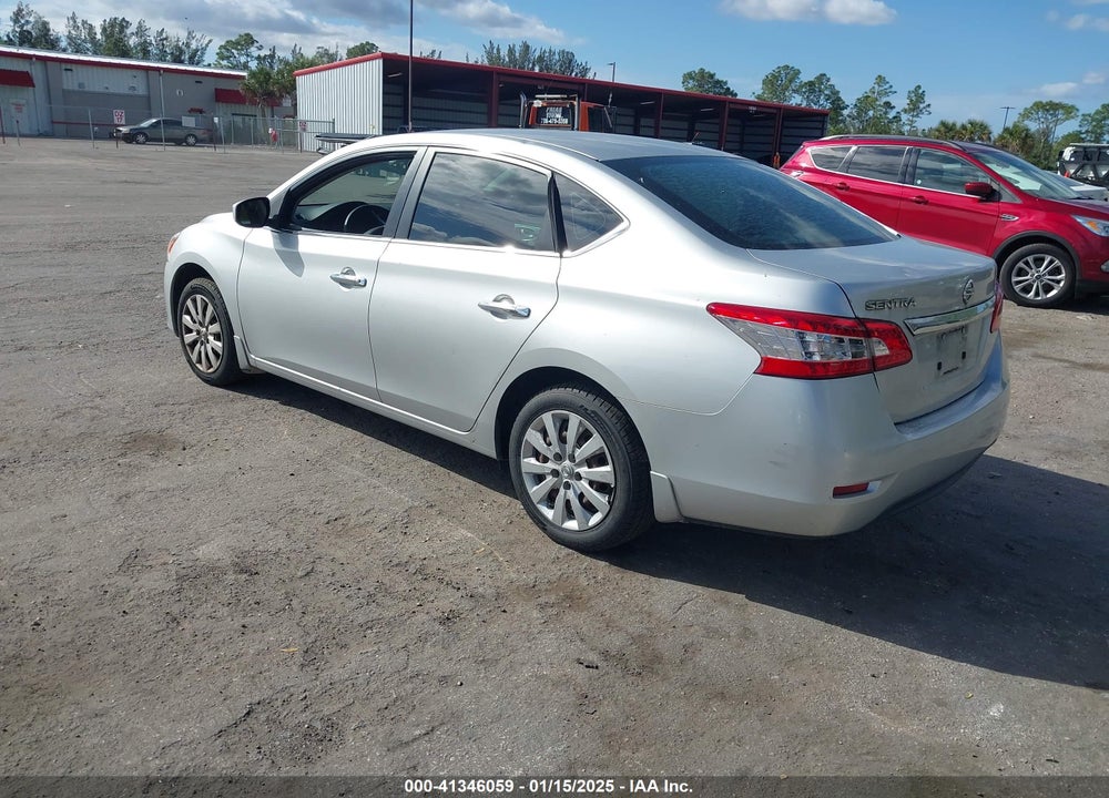 2015 NISSAN SENTRA S VIN: 3N1AB7APXFY365726
