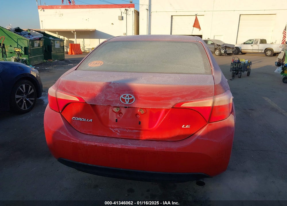 2018 TOYOTA COROLLA VIN: 2T1BURHE0JC068288