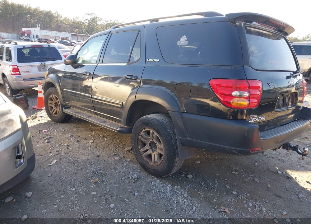 2003 TOYOTA SEQUOIA LIMITED V8 VIN: 5TDZT38AX3S137722