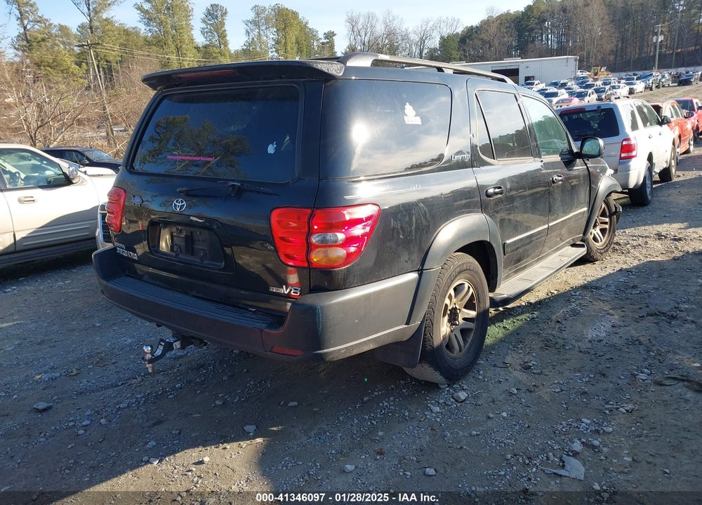 2003 TOYOTA SEQUOIA LIMITED V8 VIN: 5TDZT38AX3S137722