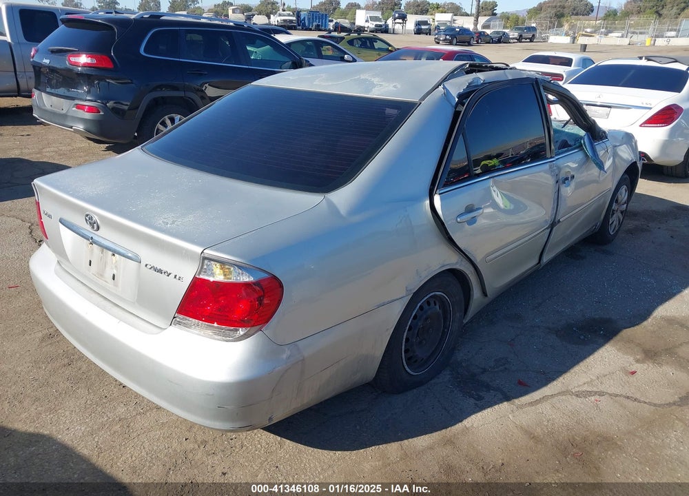 2005 TOYOTA CAMRY LE VIN: 4T1BE32K45U949072