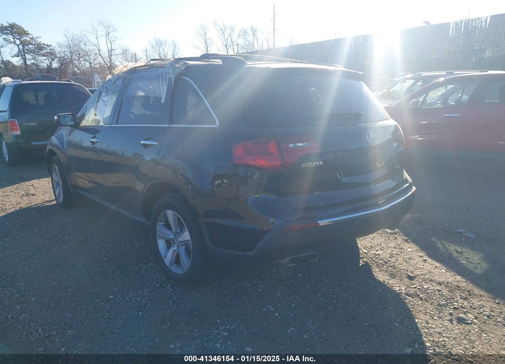 2012 ACURA MDX TECHNOLOGY PACKAGE VIN: 2HNYD2H4XCH500199