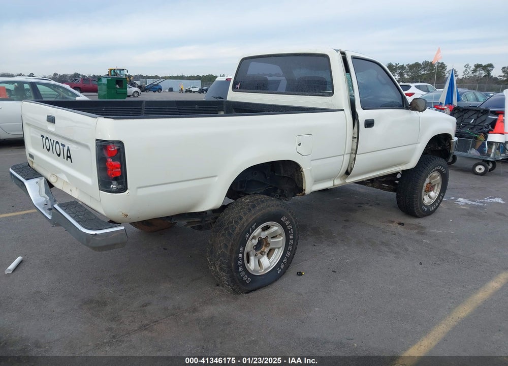 1993 TOYOTA PICKUP 1/2 TON SHRT WHEELBASE/DX VIN: JT4RN01P8P7061389