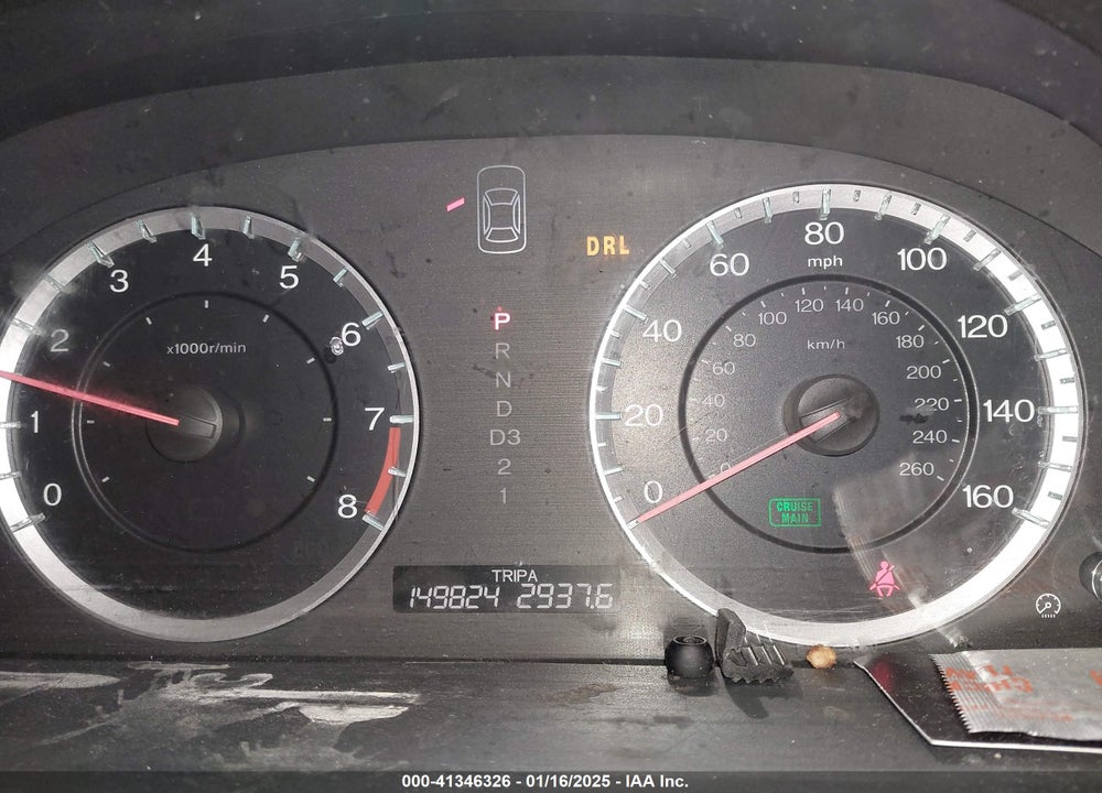 2011 HONDA ACCORD 2.4 EX-L VIN: 1HGCP2F86BA065368