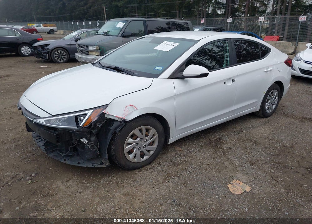 2019 HYUNDAI ELANTRA SE VIN: 5NPD74LF8KH481898
