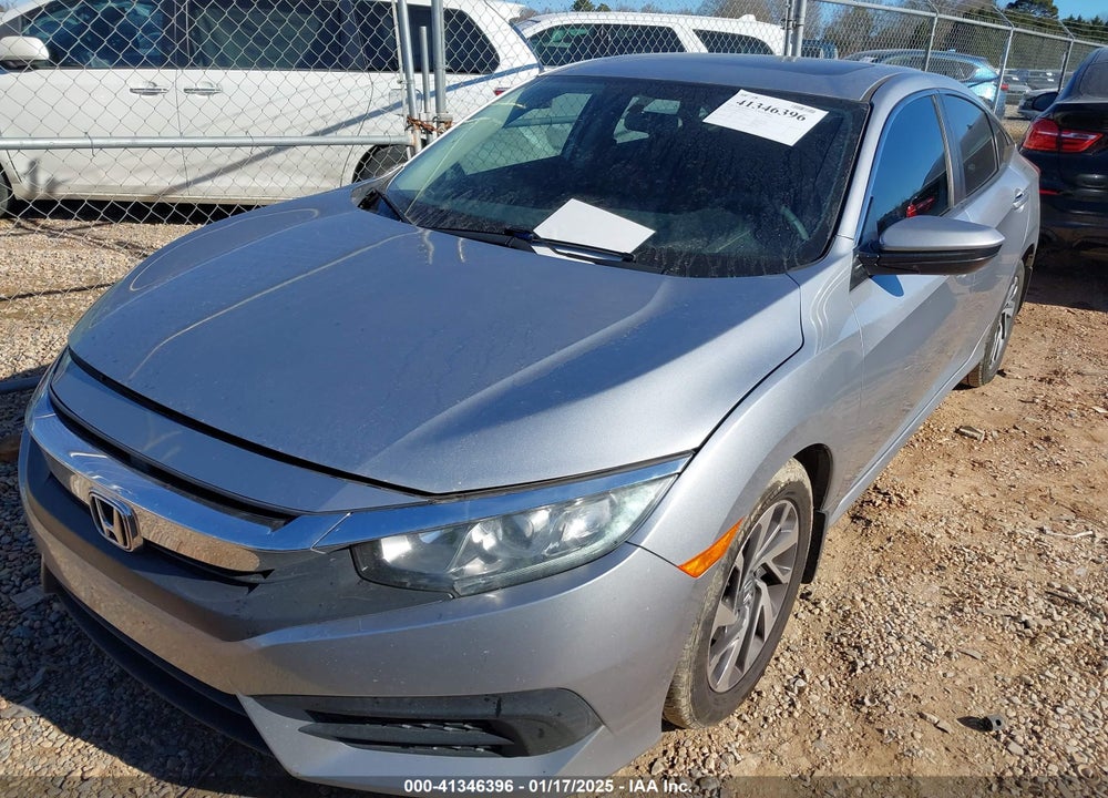 2018 HONDA CIVIC EX VIN: 19XFC2F74JE043654
