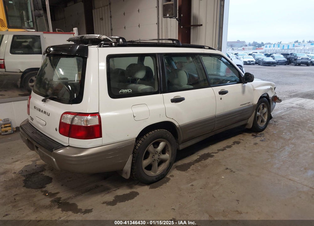 2002 SUBARU FORESTER S VIN: JF1SF65542H728879