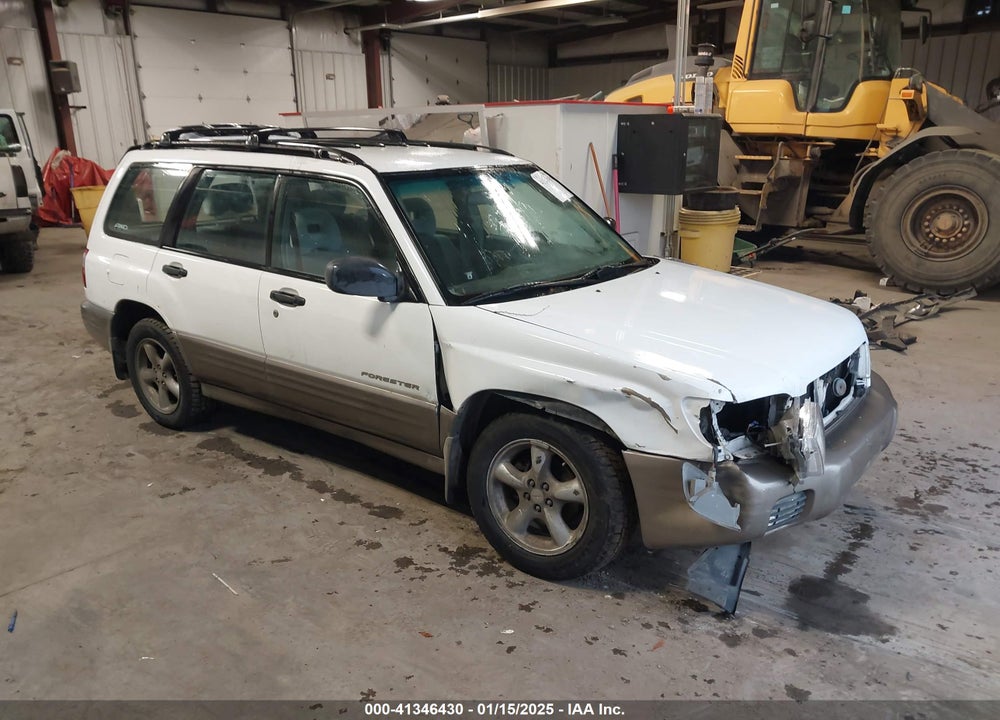 2002 SUBARU FORESTER S VIN: JF1SF65542H728879