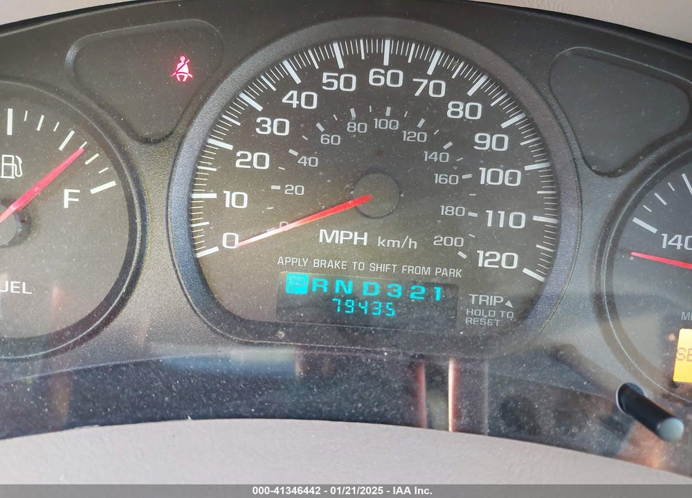 2001 CHEVROLET IMPALA VIN: 2G1WF55E219353690