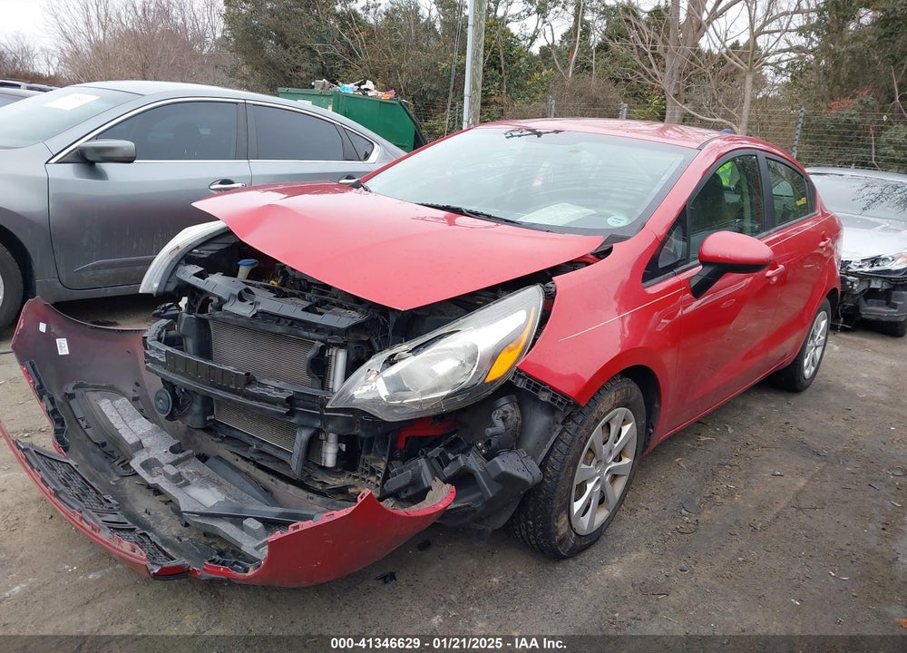 2013 KIA RIO LX VIN: KNADM4A36D6282487