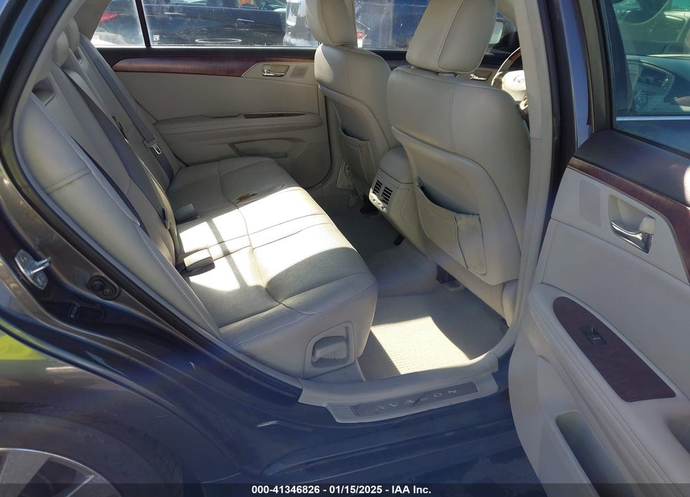 2011 TOYOTA AVALON VIN: 4T1BK3DB2BU422049