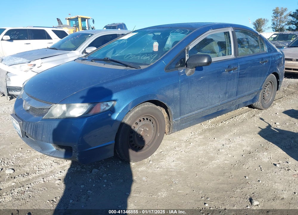 2010 HONDA CIVIC VP VIN: 19XFA1F38AE052029