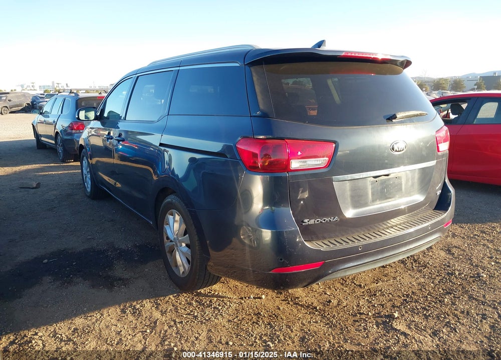 2017 KIA SEDONA EX VIN: KNDMC5C18H6252954
