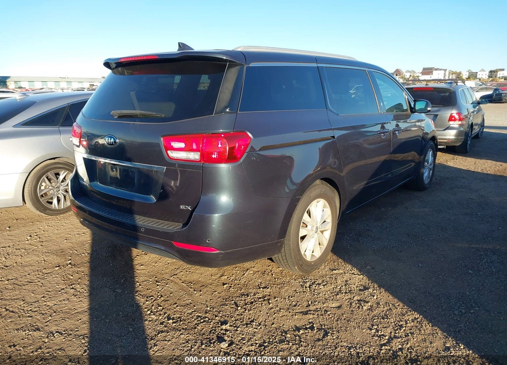 2017 KIA SEDONA EX VIN: KNDMC5C18H6252954