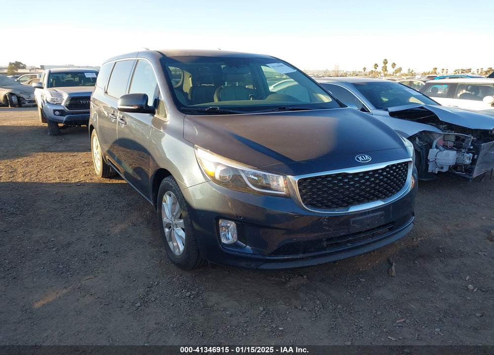 2017 KIA SEDONA EX VIN: KNDMC5C18H6252954