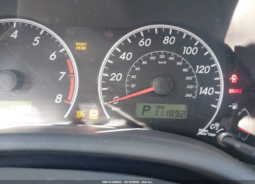 2010 TOYOTA COROLLA LE/S/XLE VIN: 1NXBU4EE8AZ242193
