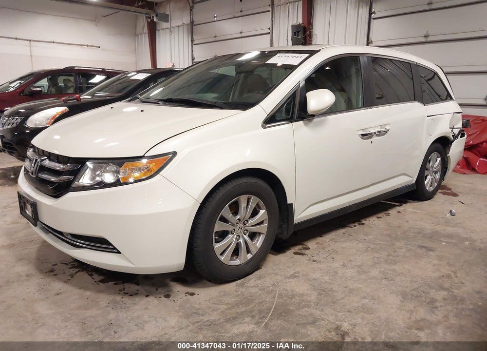 2015 HONDA ODYSSEY EX-L VIN: 5FNRL5H61FB016545