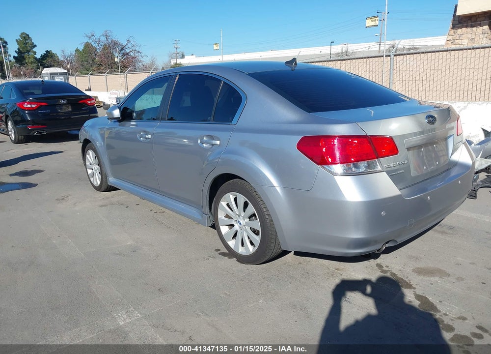 2012 SUBARU LEGACY VIN: 4S3BMBK66C3041858