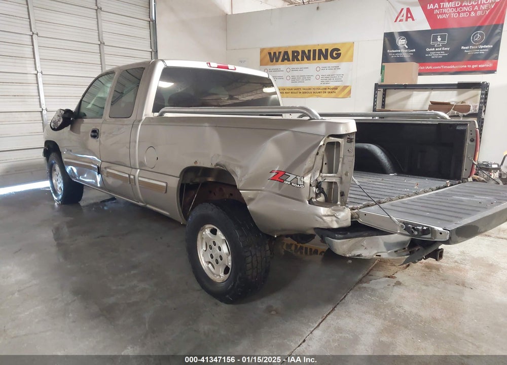 2002 CHEVROLET SILVERADO 1500 VIN: 2GCEK19T721281465