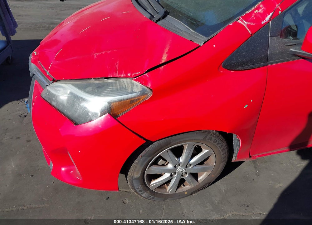 2015 TOYOTA YARIS VIN: VNKKTUD36FA022820