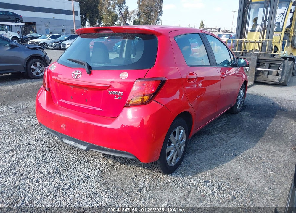 2015 TOYOTA YARIS VIN: VNKKTUD36FA022820