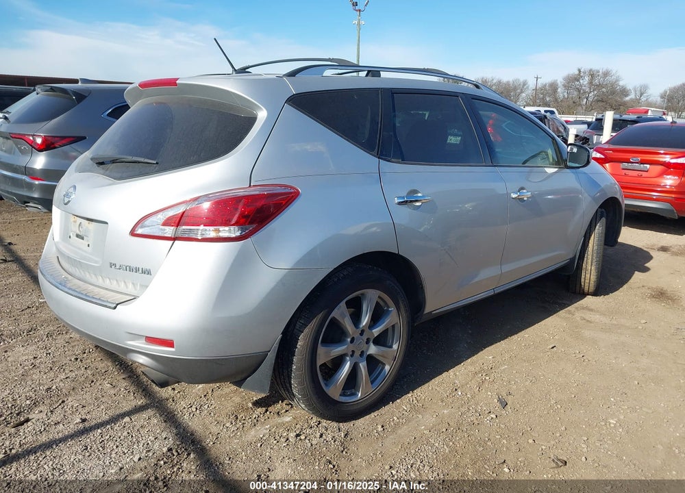 2012 NISSAN MURANO LE VIN: JN8AZ1MU4CW120063