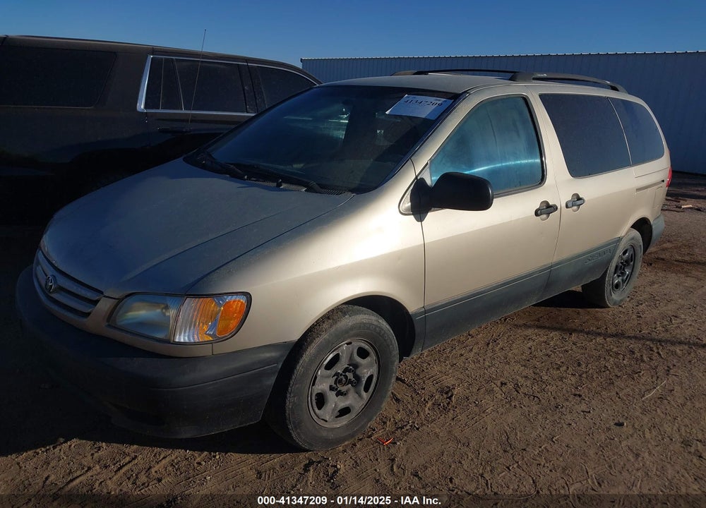 2002 TOYOTA SIENNA LE VIN: 4T3ZF13C12U463118