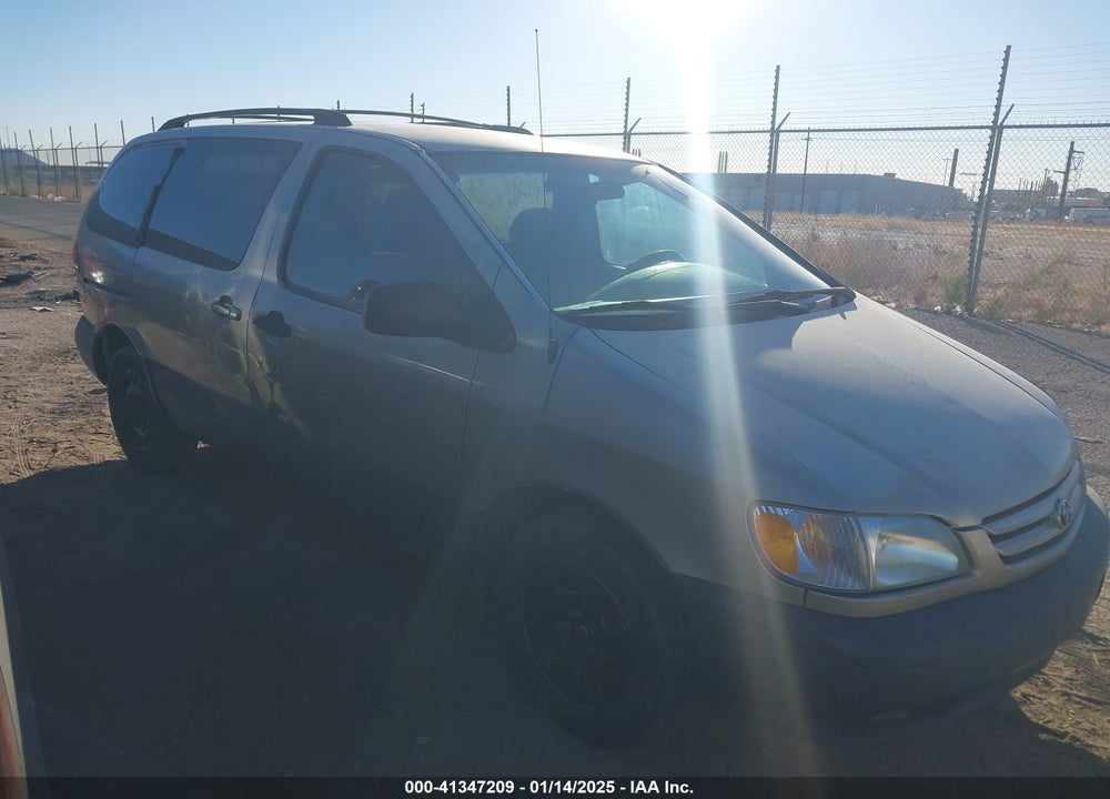 2002 TOYOTA SIENNA LE VIN: 4T3ZF13C12U463118