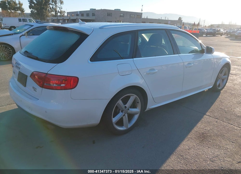 2012 AUDI A4 VIN: WAUWFAFL4CA006539