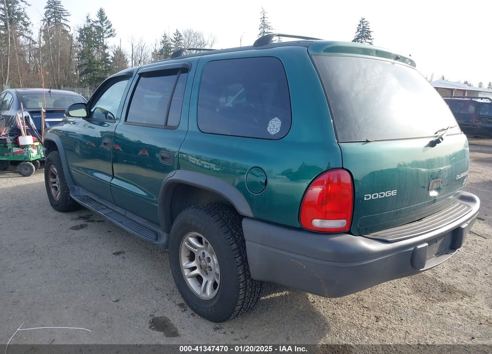 2003 DODGE DURANGO SPORT/SXT VIN: 1D4HS38N03F593961