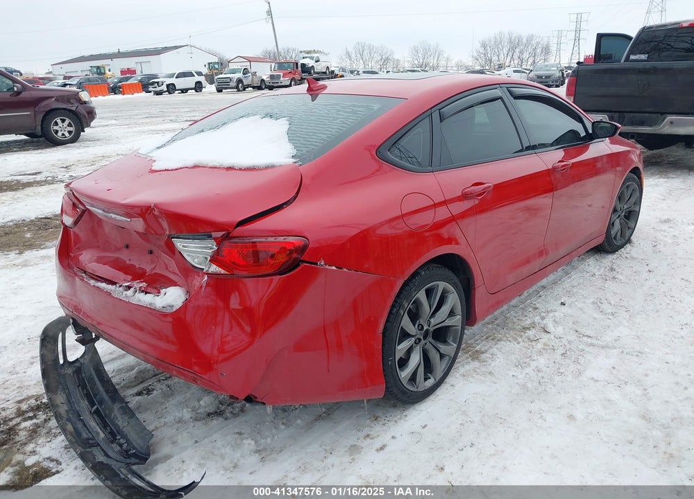 2016 CHRYSLER 200 VIN: 1C3CCCBGXGN161828