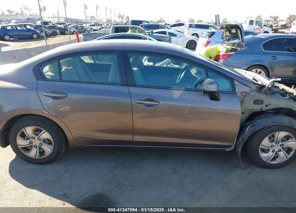 2013 HONDA CIVIC LX VIN: 19XFB2F54DE291084