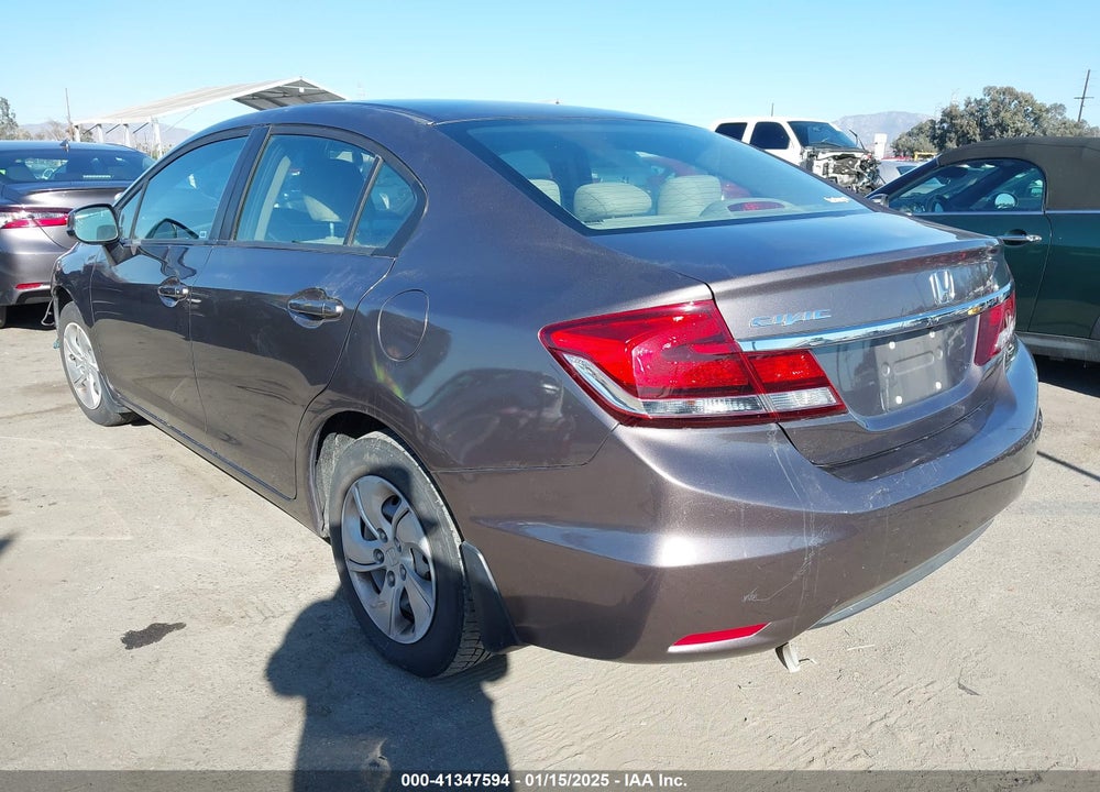 2013 HONDA CIVIC LX VIN: 19XFB2F54DE291084