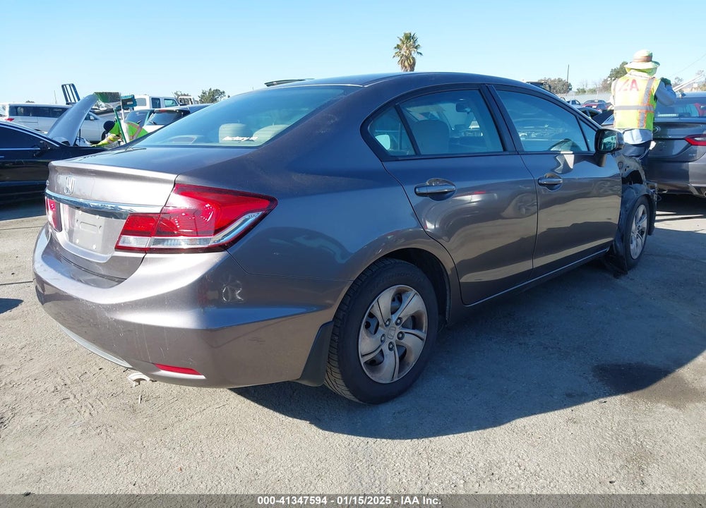 2013 HONDA CIVIC LX VIN: 19XFB2F54DE291084